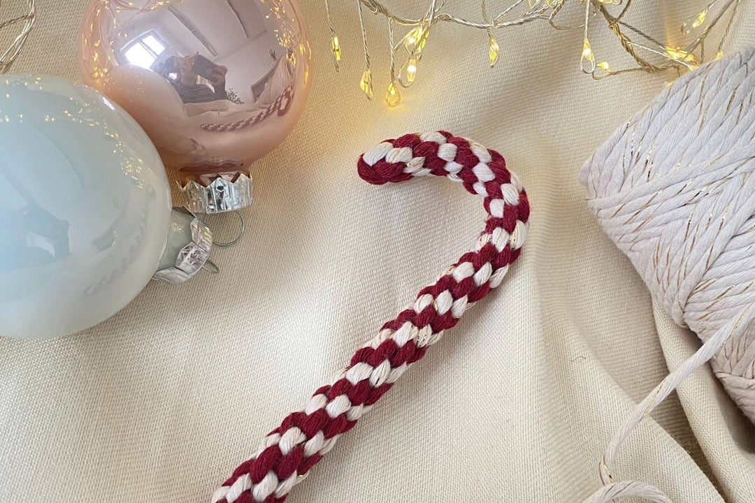 Zuckerstangen Makramee Anleitung