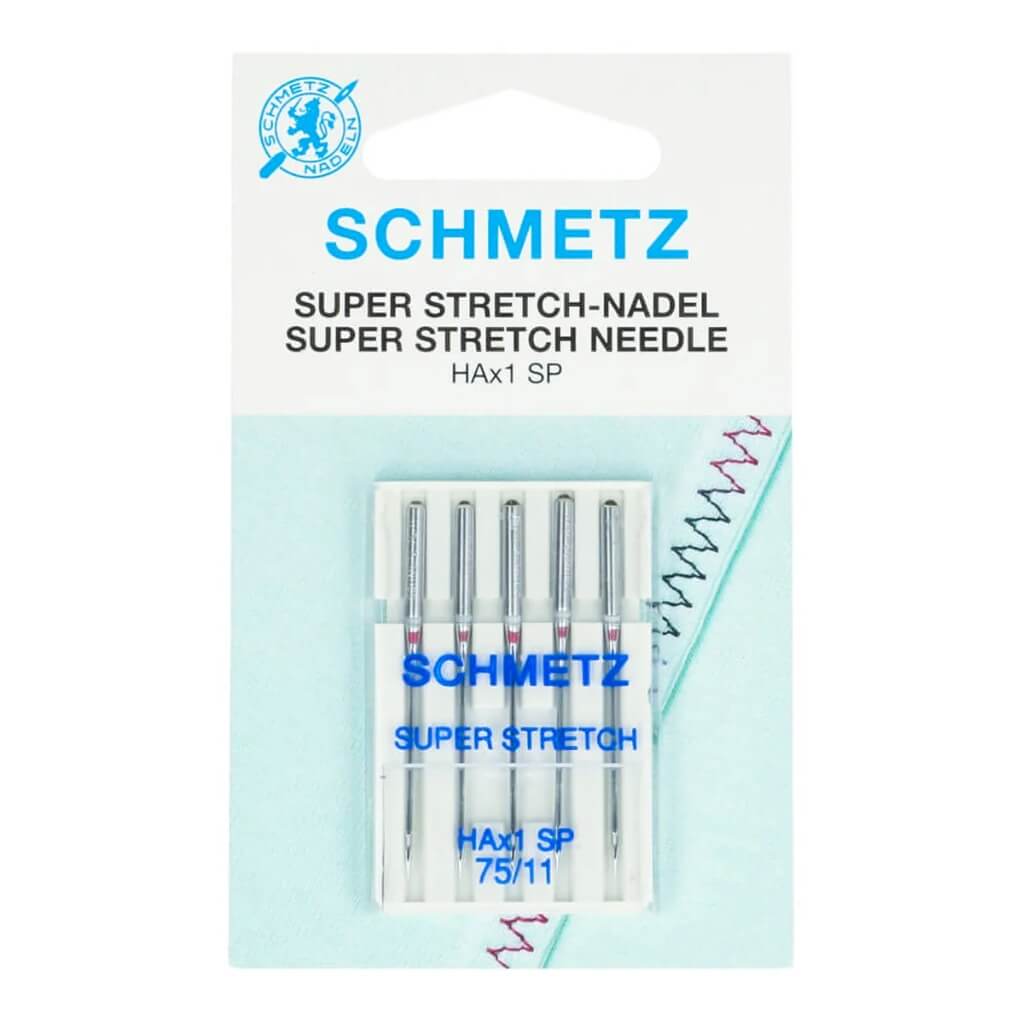 Schmetz Super Stretch-Nadeln HAx1 SP, Farbe 75/11 – Metall bei Lieblingsgarn