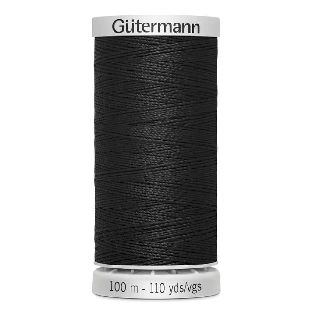 Gütermann Nähgarn Extra Stark M 782, Farbe 1000 schwarz – Synthetik bei Lieblingsgarn