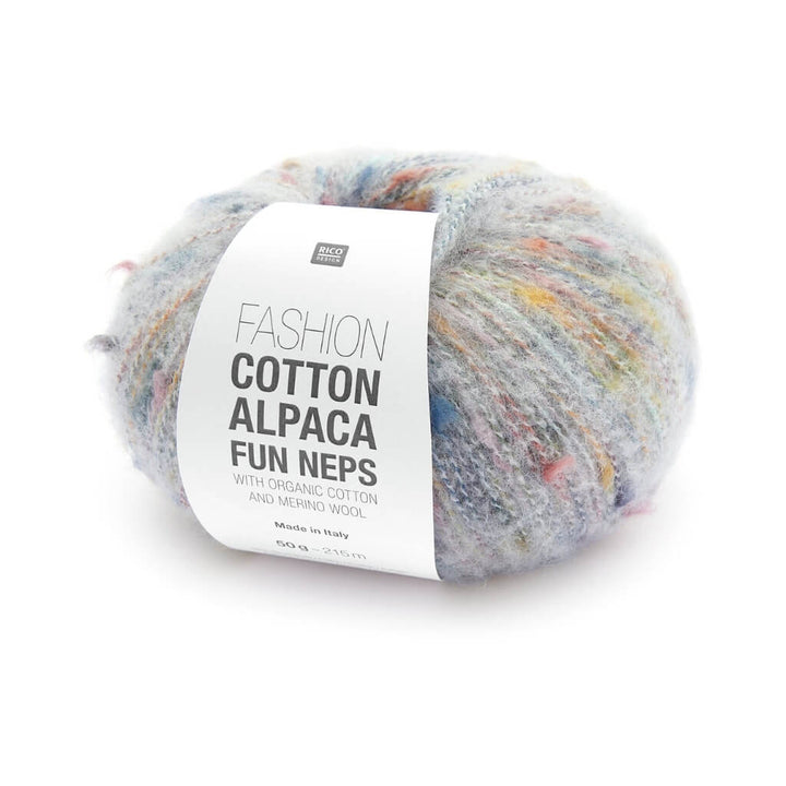 Rico Design Fashion Cotton Alpaca Fun Neps, Farbe 001 Natur – Alpaka, Baumwolle und Schurwolle bei Lieblingsgarn