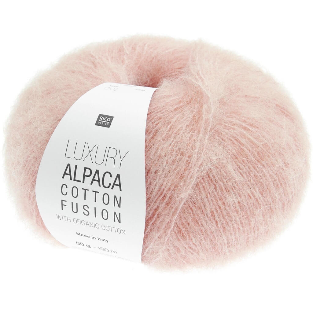 Rico Design Luxury Alpaca Cotton Fusion, Farbe 002 Apricot – Alpaka und Baumwolle bei Lieblingsgarn