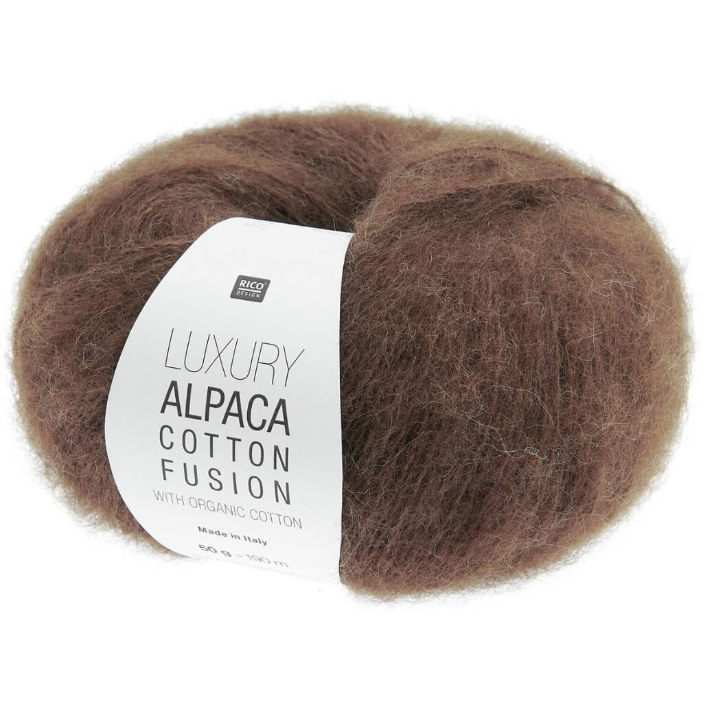 Rico Design Luxury Alpaca Cotton Fusion, Farbe 003 Nougat – Alpaka und Baumwolle bei Lieblingsgarn