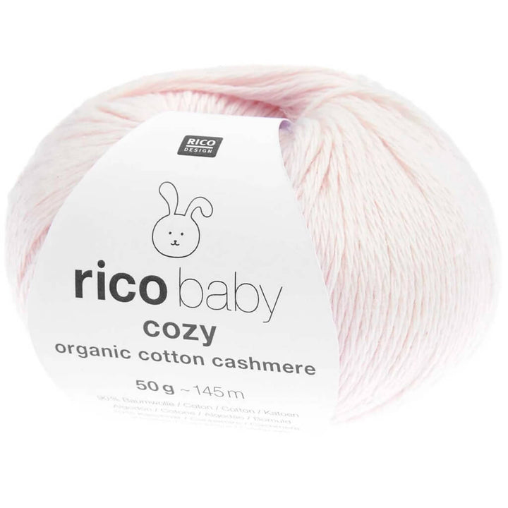 Rico Design Baby Cozy Organic Cotton Cashmere, Farbe 004 Rosa – Baumwolle und Kaschmir bei Lieblingsgarn