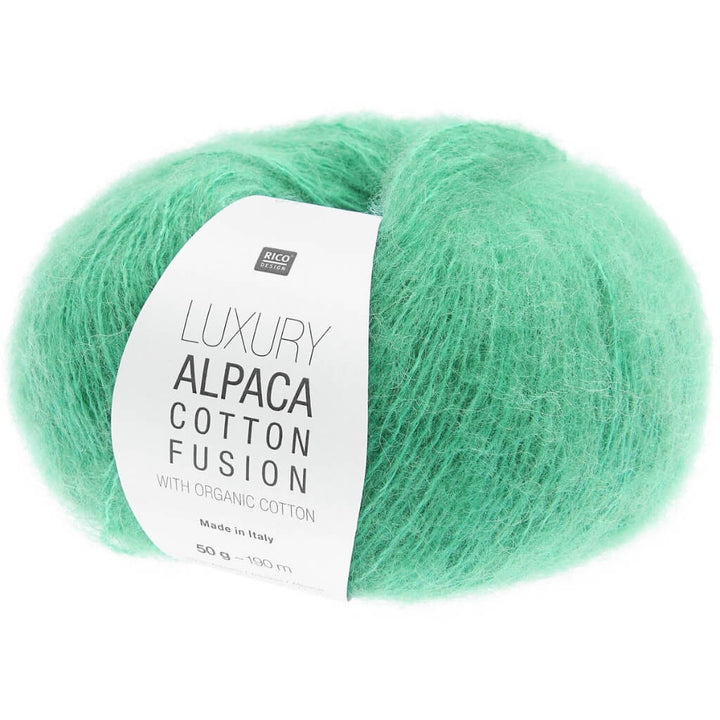 Rico Design Luxury Alpaca Cotton Fusion, Farbe 005 Türkis – Alpaka und Baumwolle bei Lieblingsgarn