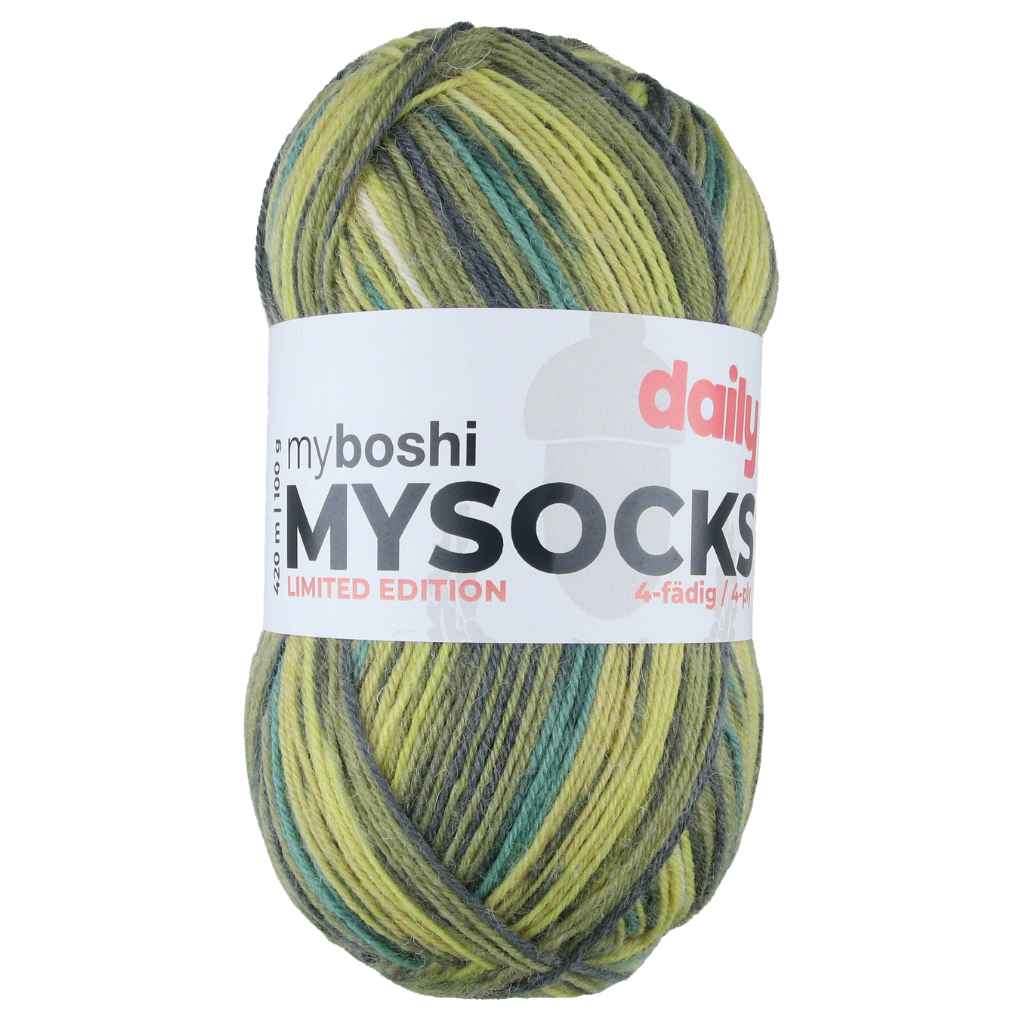 myboshi mysocks Daily, Farbe W75005 5 – Schurwolle und Synthetik bei Lieblingsgarn
