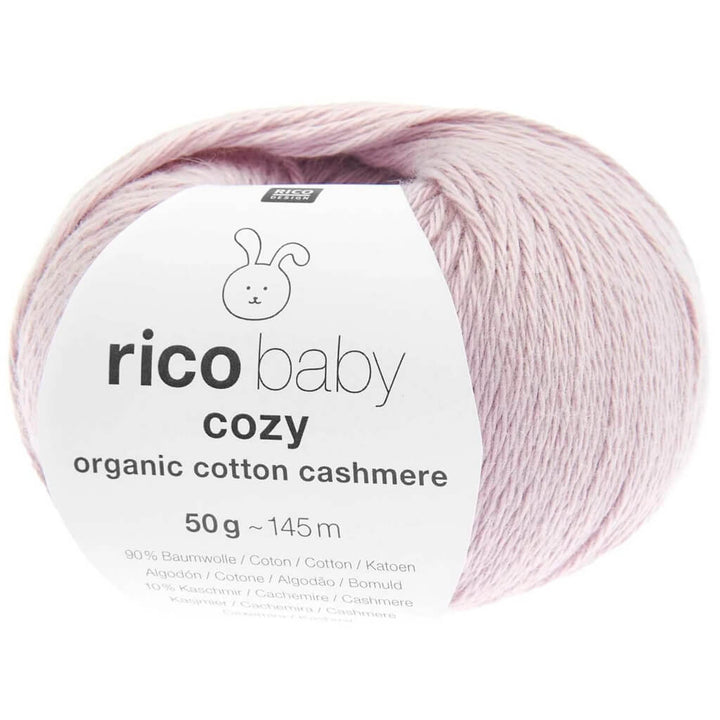 Rico Design Baby Cozy Organic Cotton Cashmere, Farbe 006 Flieder – Baumwolle und Kaschmir bei Lieblingsgarn