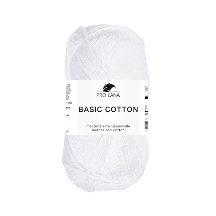 Pro Lana Basic Cotton, Farbe 1 – Baumwolle bei Lieblingsgarn
