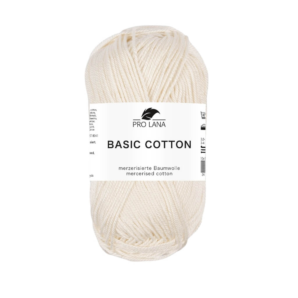 Pro Lana Basic Cotton, Farbe 2 – Baumwolle bei Lieblingsgarn