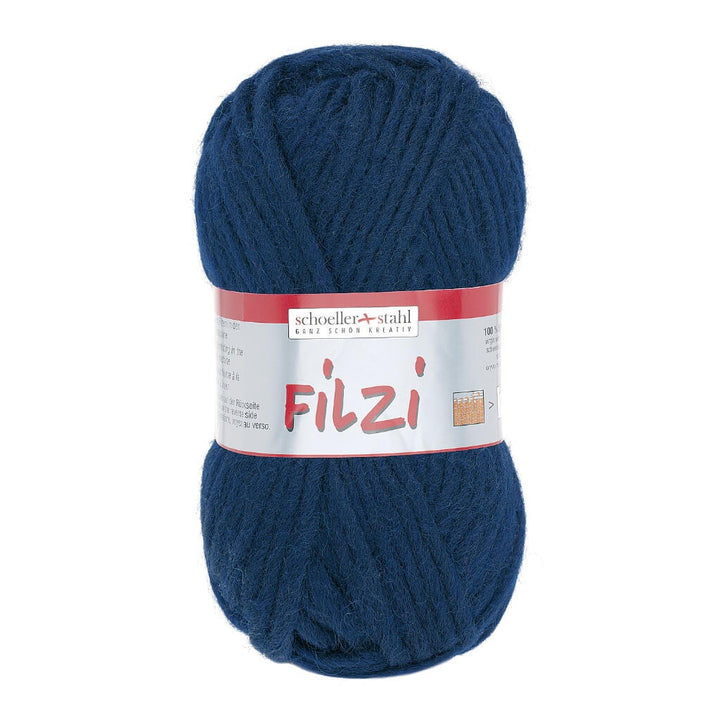 Schoeller + Stahl Schoeller+Stahl Filzi Uni 50g - Strickfilzwolle, Farbe 04 Marine – Schurwolle bei Lieblingsgarn