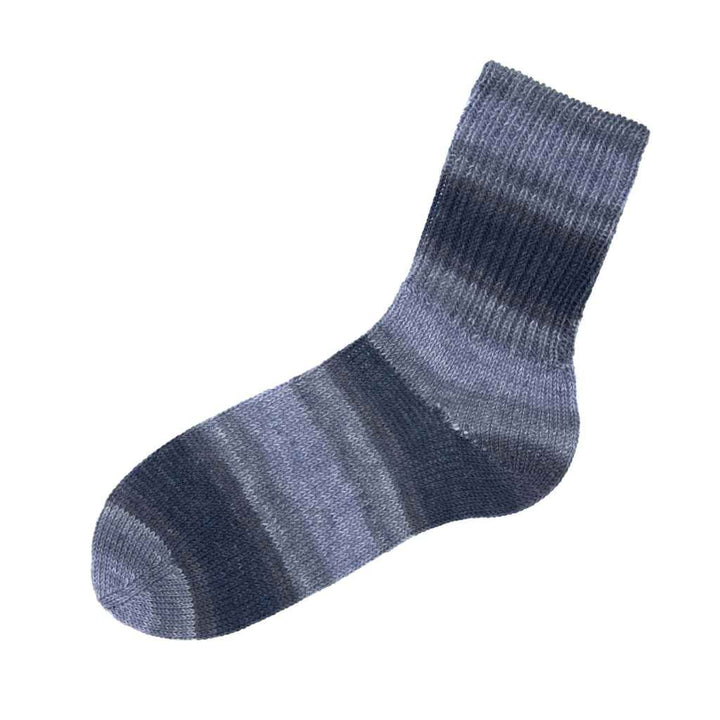 Gründl Hot Socks Malcesine Sockenwolle, Farbe 05  graphit multicolor – Schurwolle und Synthetik bei Lieblingsgarn