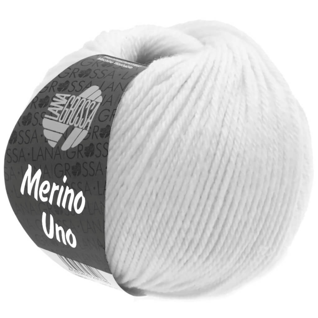 Lana Grossa Merino Uno 50 g, Farbe 1 Weiß – Merino bei Lieblingsgarn