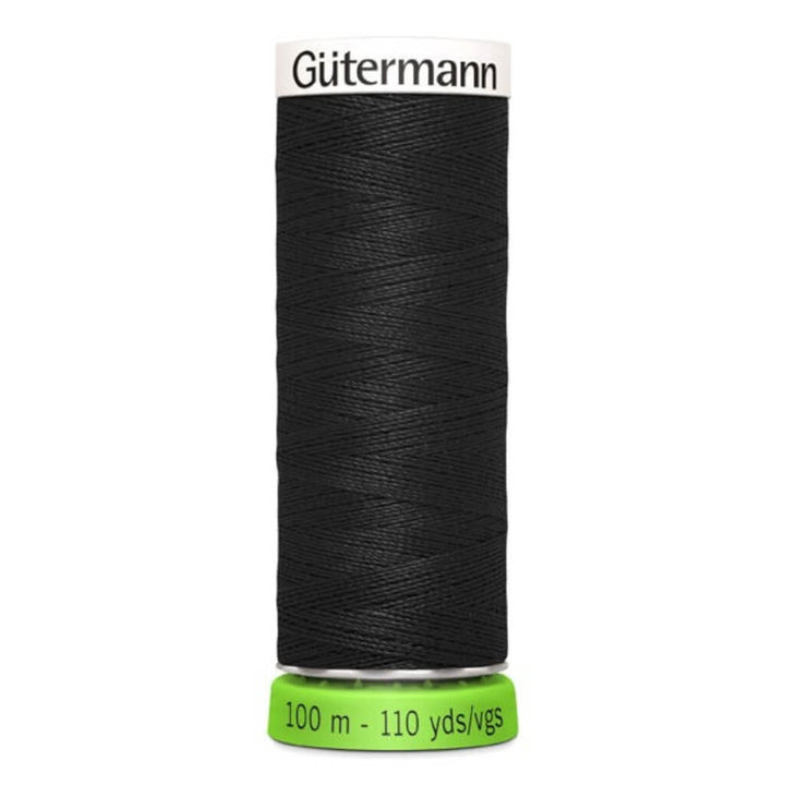 Gütermann Nähfaden Allesnäher rPET 100 m, Farbe 1000 Schwarz – Polyester bei Lieblingsgarn