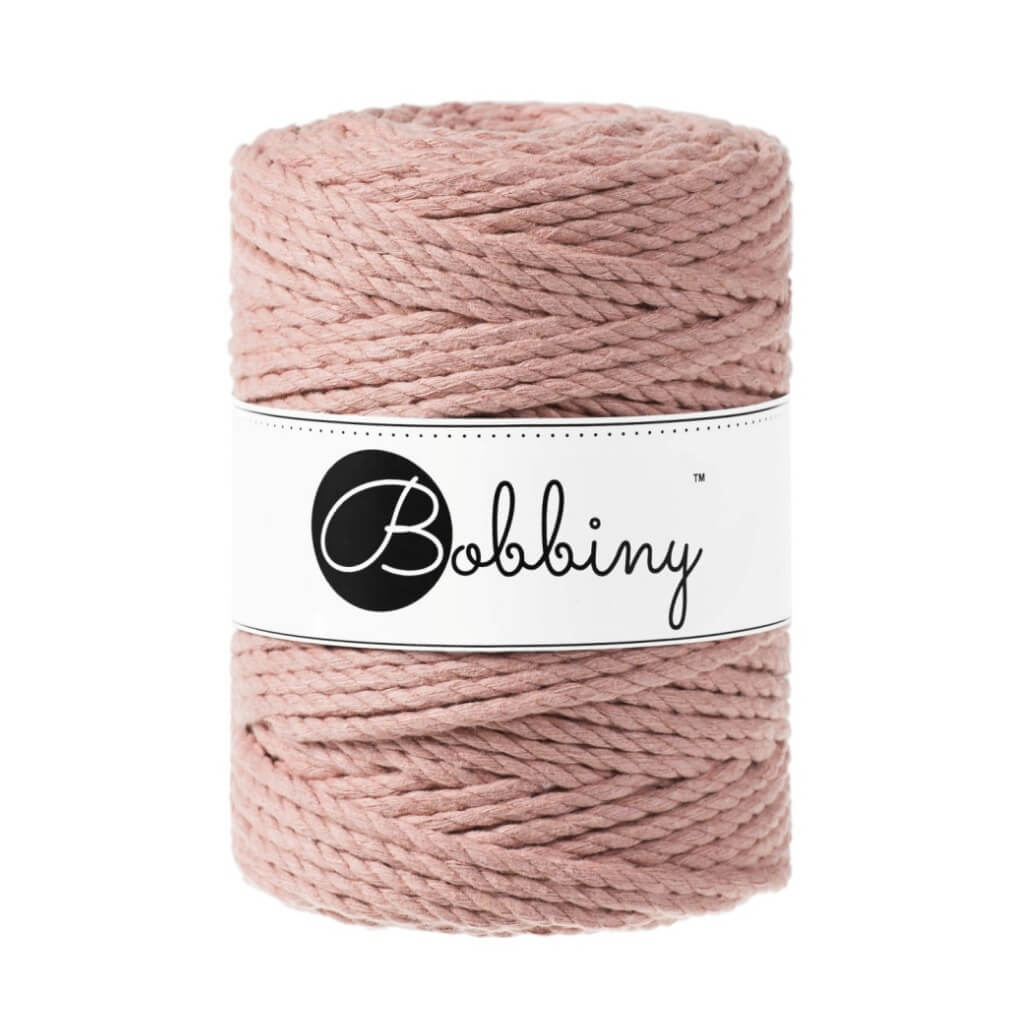 Bobbiny Makramee Blush Bobbiny Makramee Garn 5 mm x 100 m gedreht Lieblingsgarn