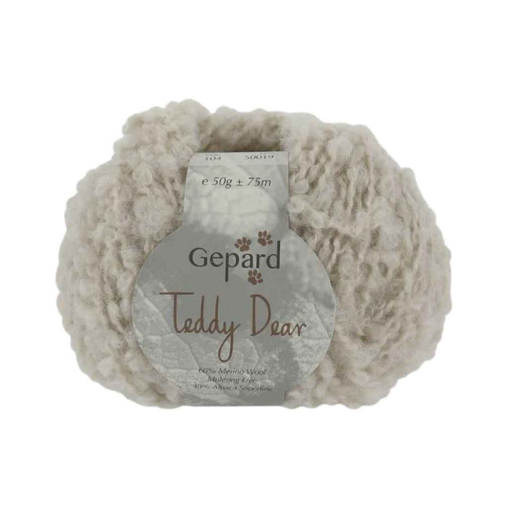 Gepard Teddy Dear, Farbe 104 – Light Beige – Alpaka und Schurwolle bei Lieblingsgarn