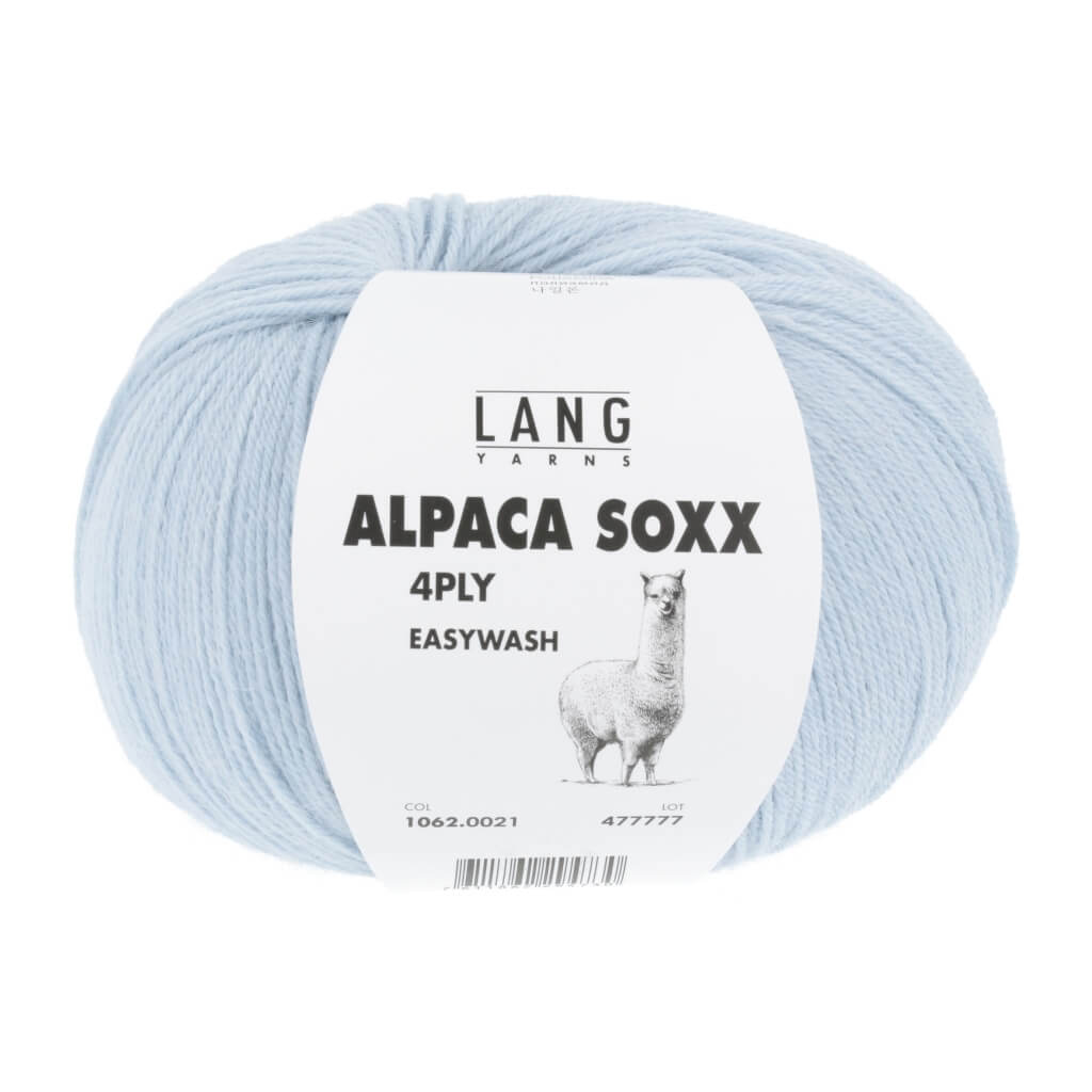 Lang Yarns 1062.0021 - Hellblau Lang Yarns Alpaca Soxx 4-fach - 100g Lieblingsgarn