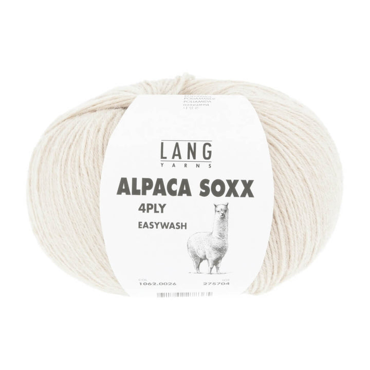 Lang Yarns 1062.0026 - Sand Mélange Lang Yarns Alpaca Soxx 4-fach - 100g Lieblingsgarn
