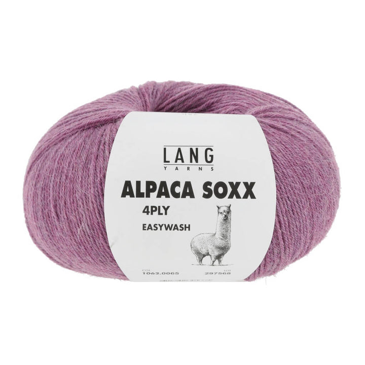 Lang Yarns 1062.0065 - Nelke Mélange Lang Yarns Alpaca Soxx 4-fach - 100g Lieblingsgarn