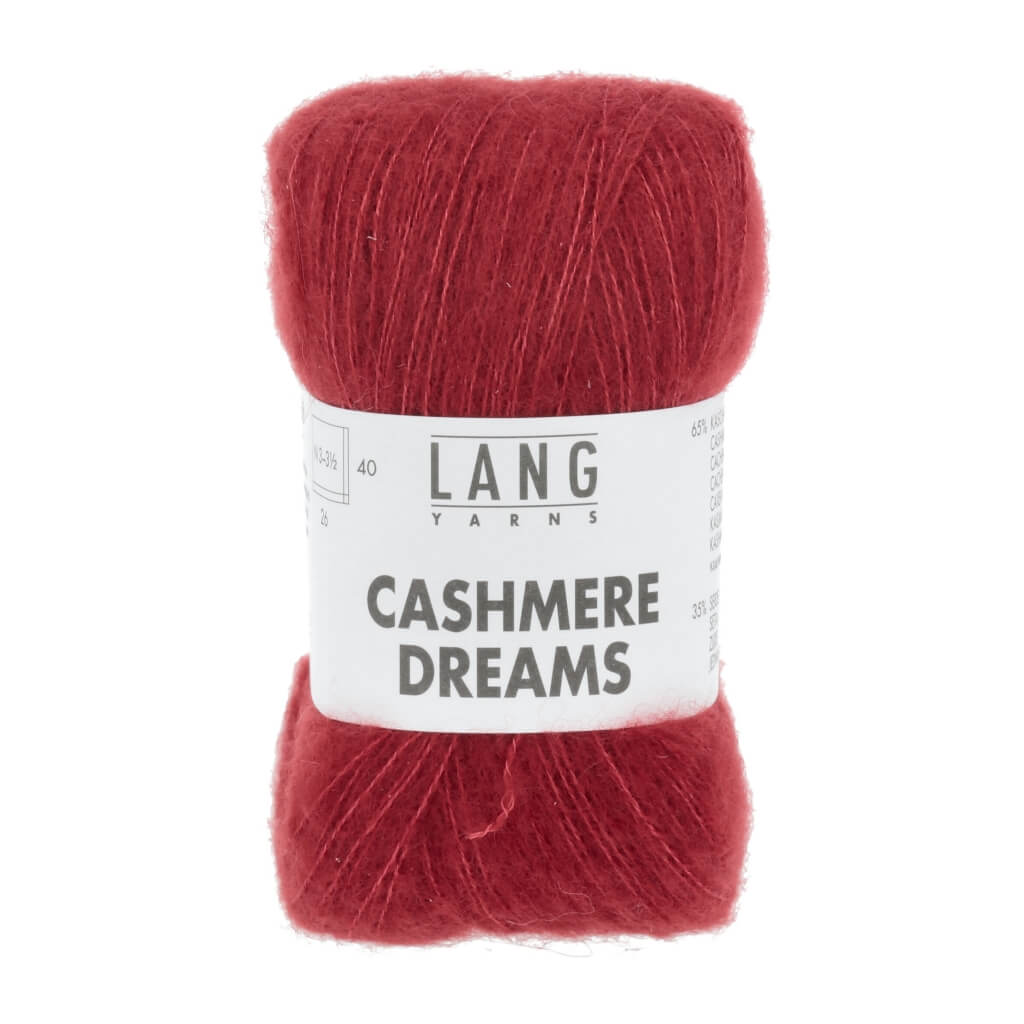 Lang Yarns Cashmere Dreams, Farbe Rot – Kaschmir und Seide bei Lieblingsgarn