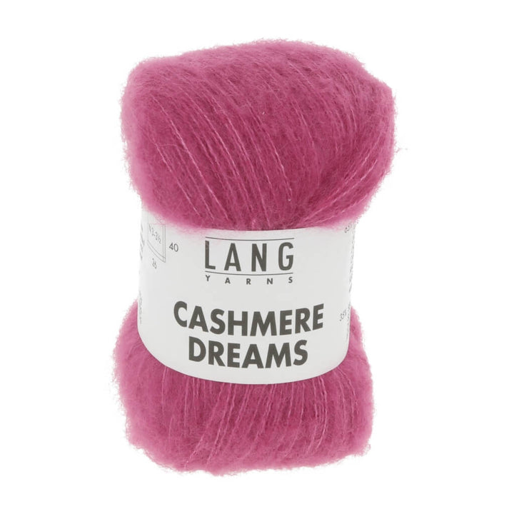 Lang Yarns Cashmere Dreams, Farbe 065 fuchsia – Kaschmir und Seide bei Lieblingsgarn