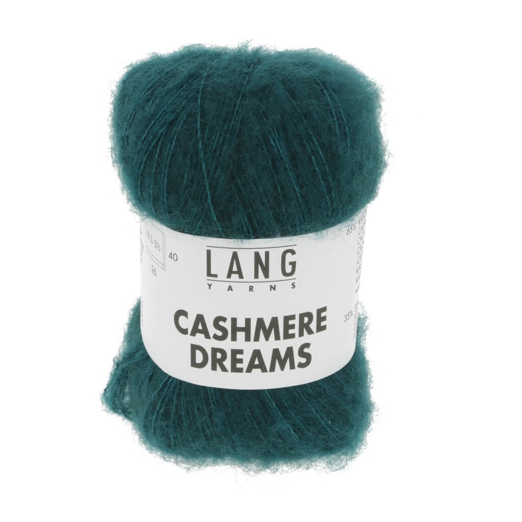 Lang Yarns Cashmere Dreams, Farbe 088 petrol – Kaschmir und Seide bei Lieblingsgarn