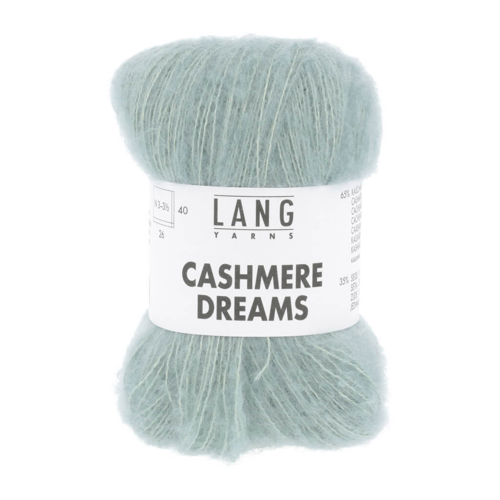 Lang Yarns Cashmere Dreams, Farbe Pastellgrün – Kaschmir und Seide bei Lieblingsgarn
