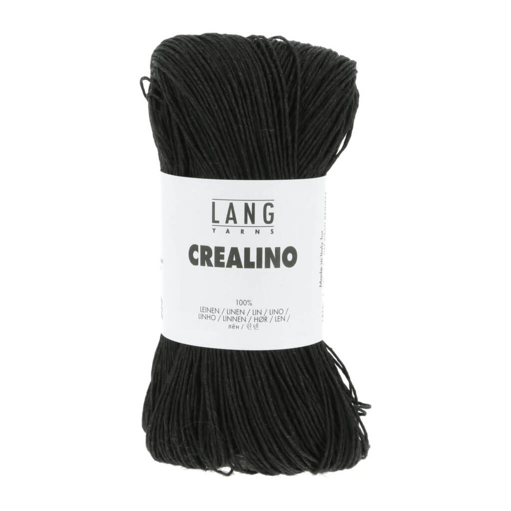 Lang Yarns Crealino, Farbe 004 Schwarz – Leinen bei Lieblingsgarn