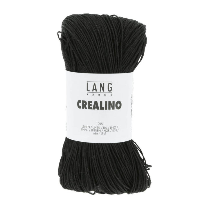 Lang Yarns Crealino, Farbe 004 Schwarz – Leinen bei Lieblingsgarn