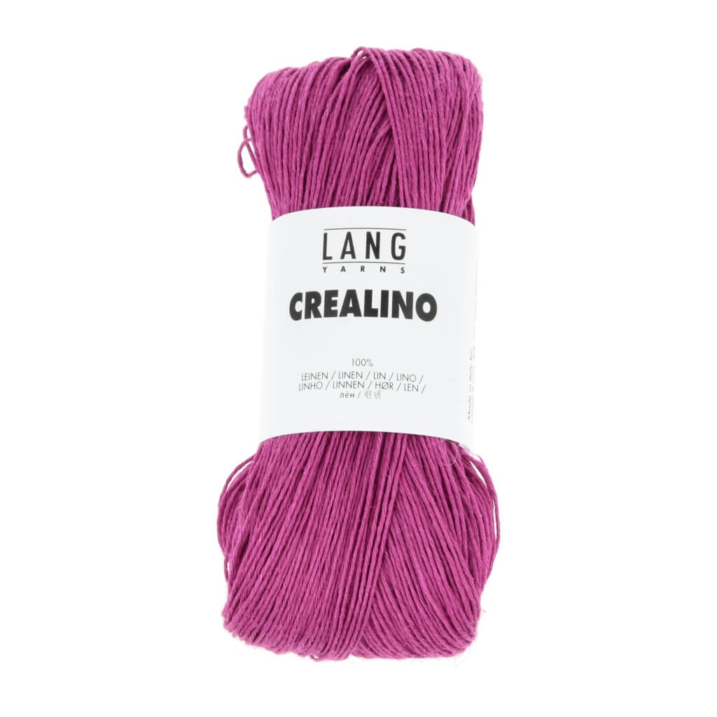 Lang Yarns Crealino, Farbe 65 Fuchsia – Leinen bei Lieblingsgarn