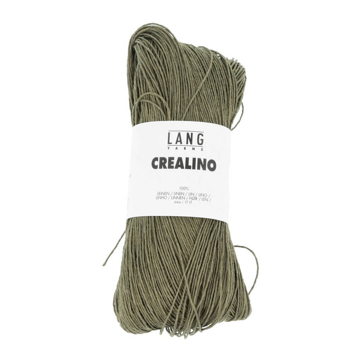 Lang Yarns Crealino, Farbe 1089.0098 Olive – Leinen bei Lieblingsgarn
