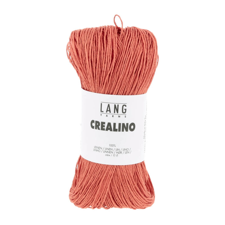 Lang Yarns Crealino, Farbe 128 Koralle – Leinen bei Lieblingsgarn