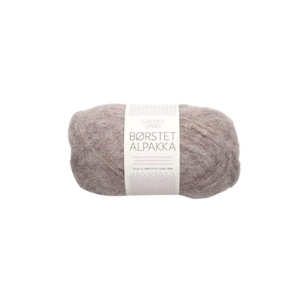 Sandnes Garn Sandnes Børstet Alpakka - 50g, Farbe 2650 Beigemelert – Alpaka und Synthetik bei Lieblingsgarn