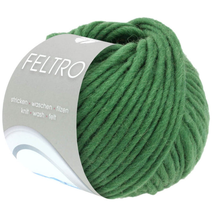 Lana Grossa 11 - Grasgrün Lana Grossa Feltro 50g Lieblingsgarn