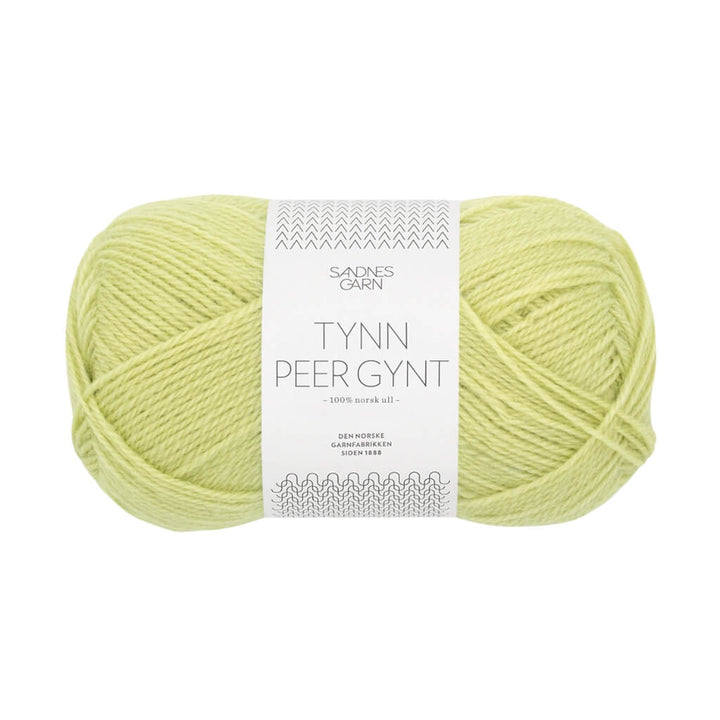 Sandnes Garn Tynn Peer Gynt, Farbe 9523 lime punch – Schurwolle bei Lieblingsgarn
