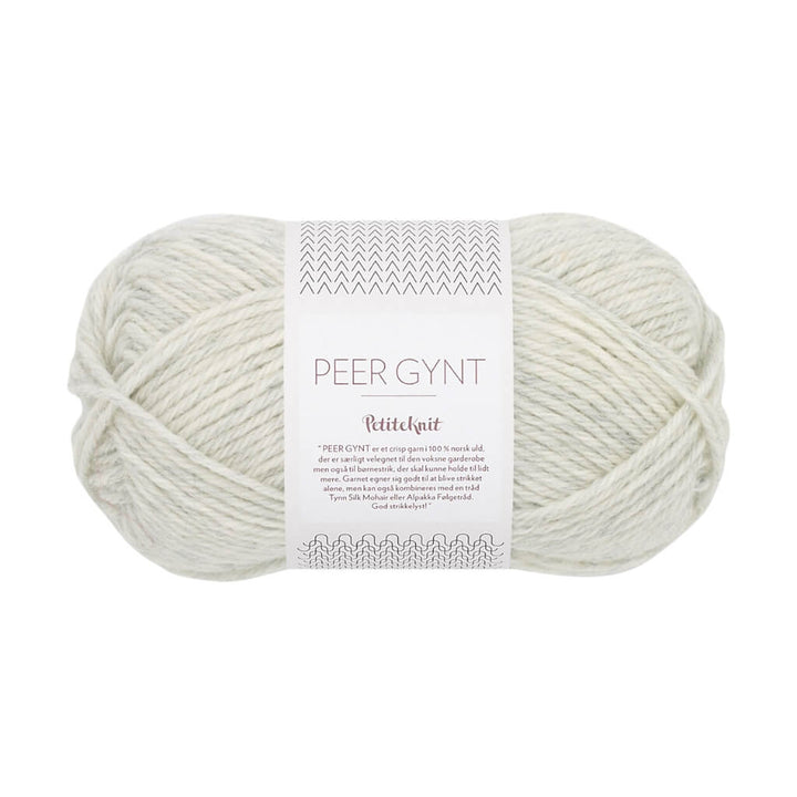Sandnes Garn Peer Gynt PetiteKnit, Farbe 1021 Ash Melange – Schurwolle bei Lieblingsgarn