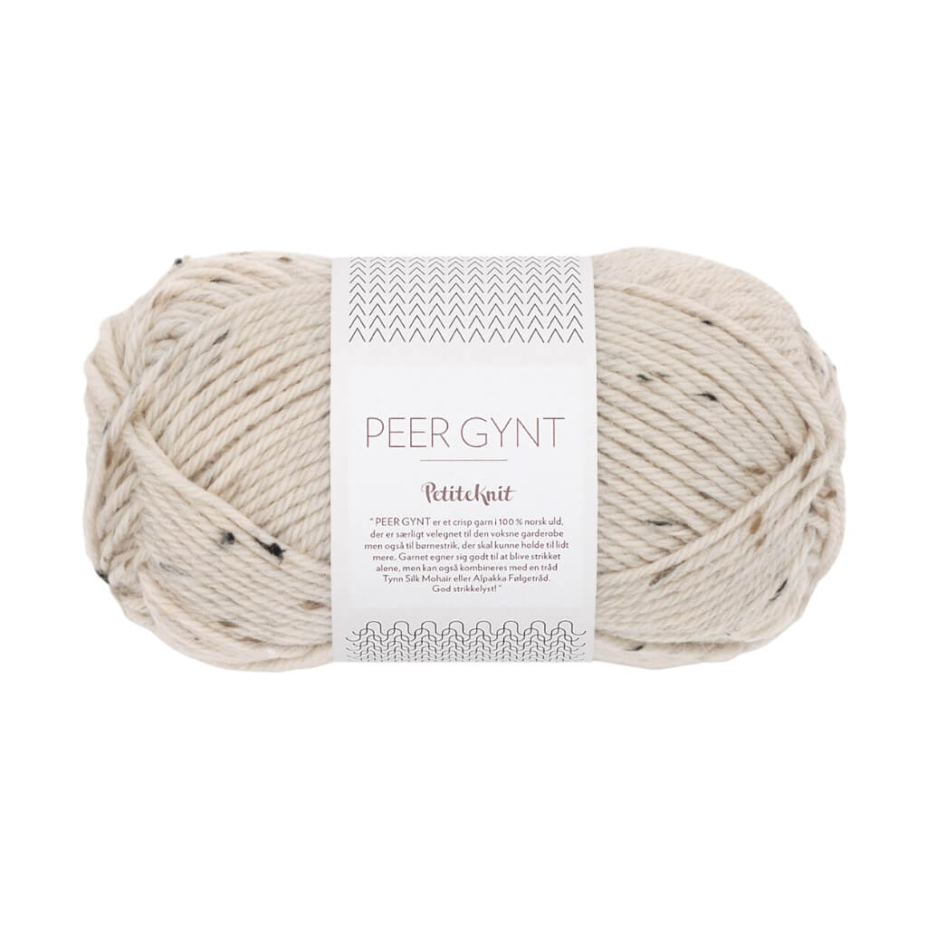 Sandnes Garn Peer Gynt PetiteKnit, Farbe 2512 Almond Tweed – Schurwolle bei Lieblingsgarn