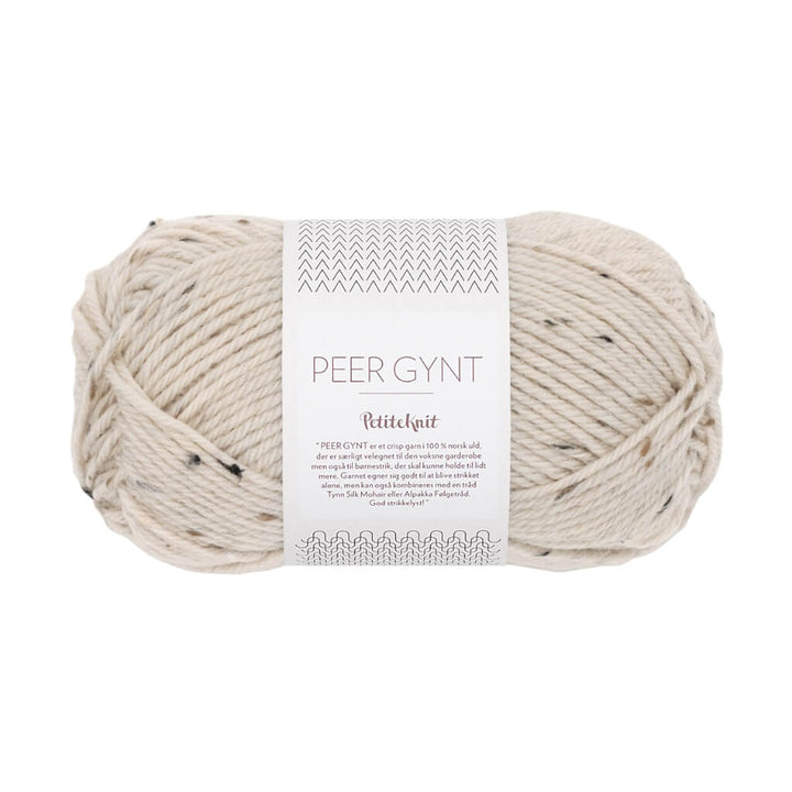 Sandnes Garn Peer Gynt PetiteKnit, Farbe 2512 Almond Tweed – Schurwolle bei Lieblingsgarn