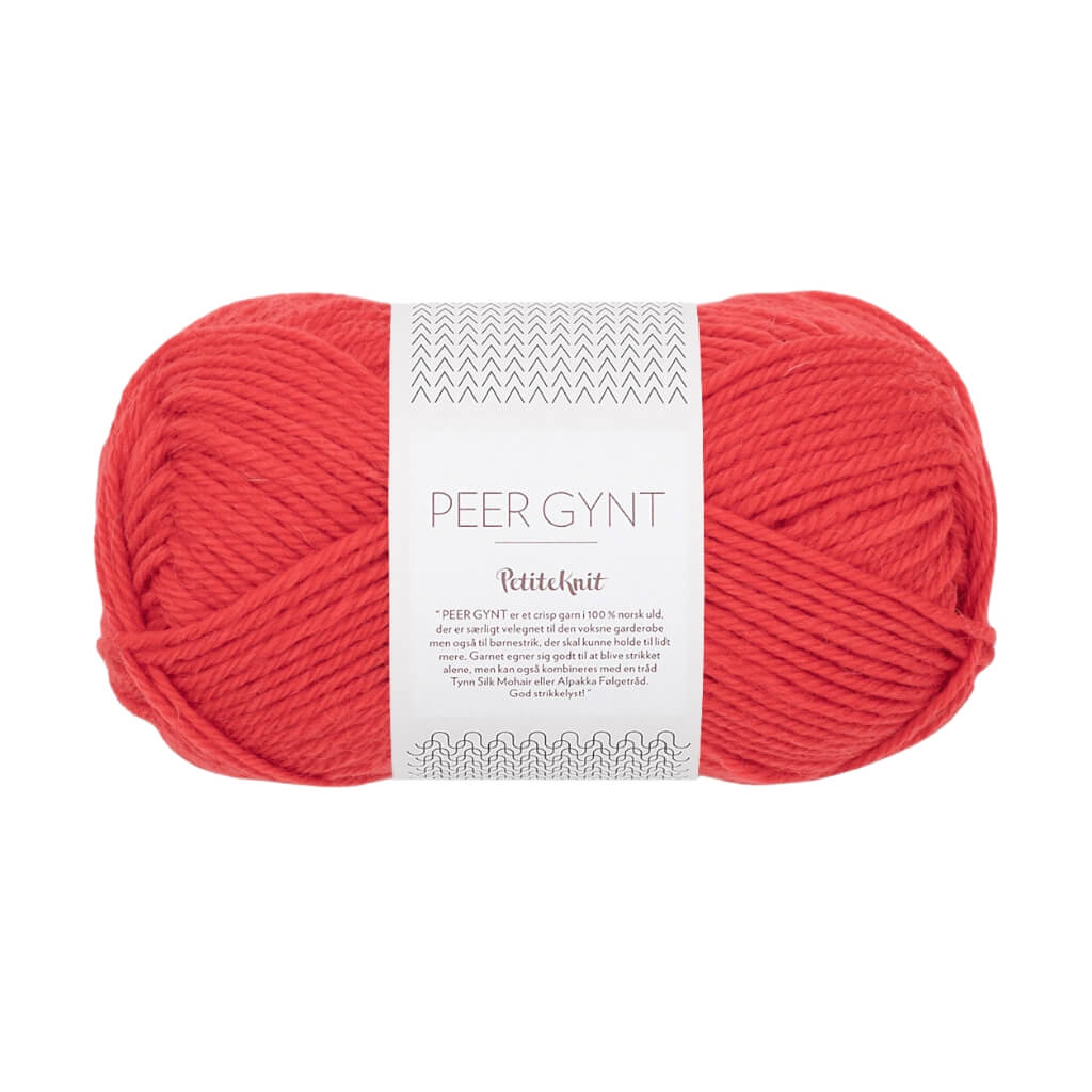 Sandnes Garn Peer Gynt PetiteKnit, Farbe 4008 Poppy – Schurwolle bei Lieblingsgarn