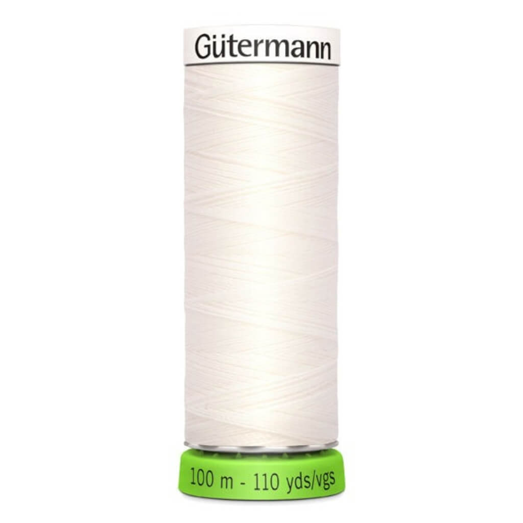 Gütermann Nähfaden Allesnäher rPET 100 m, Farbe 111 – Polyester bei Lieblingsgarn