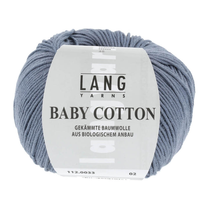 Lang Yarns Baby Cotton 50g, Farbe 112.0033 Jeans Hell – Baumwolle bei Lieblingsgarn