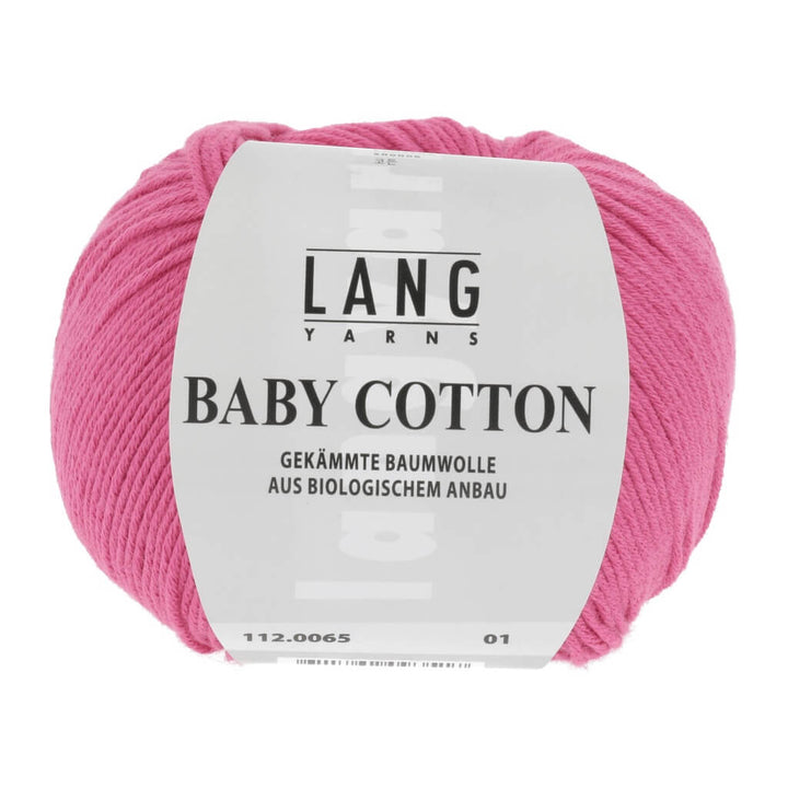 Lang Yarns Baby Cotton 50g, Farbe 112.0065 Fuchsia – Baumwolle bei Lieblingsgarn