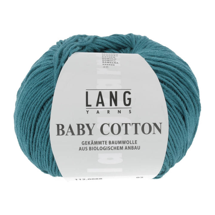 Lang Yarns Baby Cotton 50g, Farbe 112.0088 Petrol – Baumwolle bei Lieblingsgarn