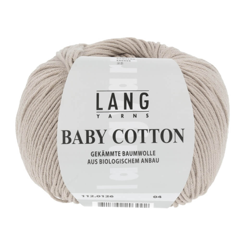 Lang Yarns Baby Cotton 50g, Farbe 112.0126 Beige – Baumwolle bei Lieblingsgarn