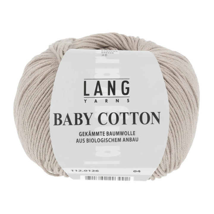 Lang Yarns Baby Cotton 50g, Farbe 112.0126 Beige – Baumwolle bei Lieblingsgarn
