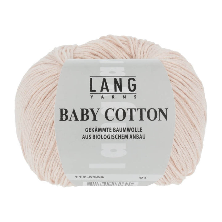 Lang Yarns Baby Cotton 50g, Farbe 112.0309 Lachs Hell – Baumwolle bei Lieblingsgarn
