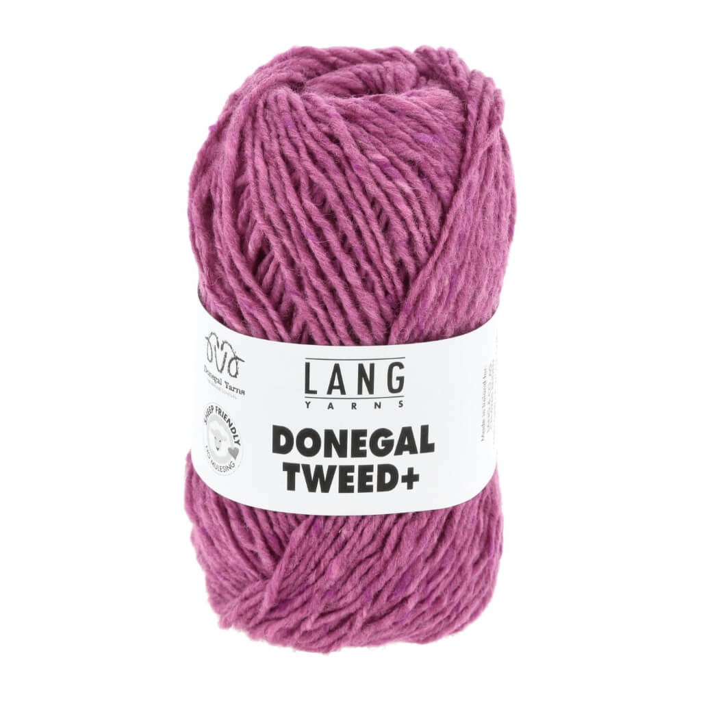Lang Yarns 065 - pink Lang Yarns Donegal Tweed+ Lieblingsgarn