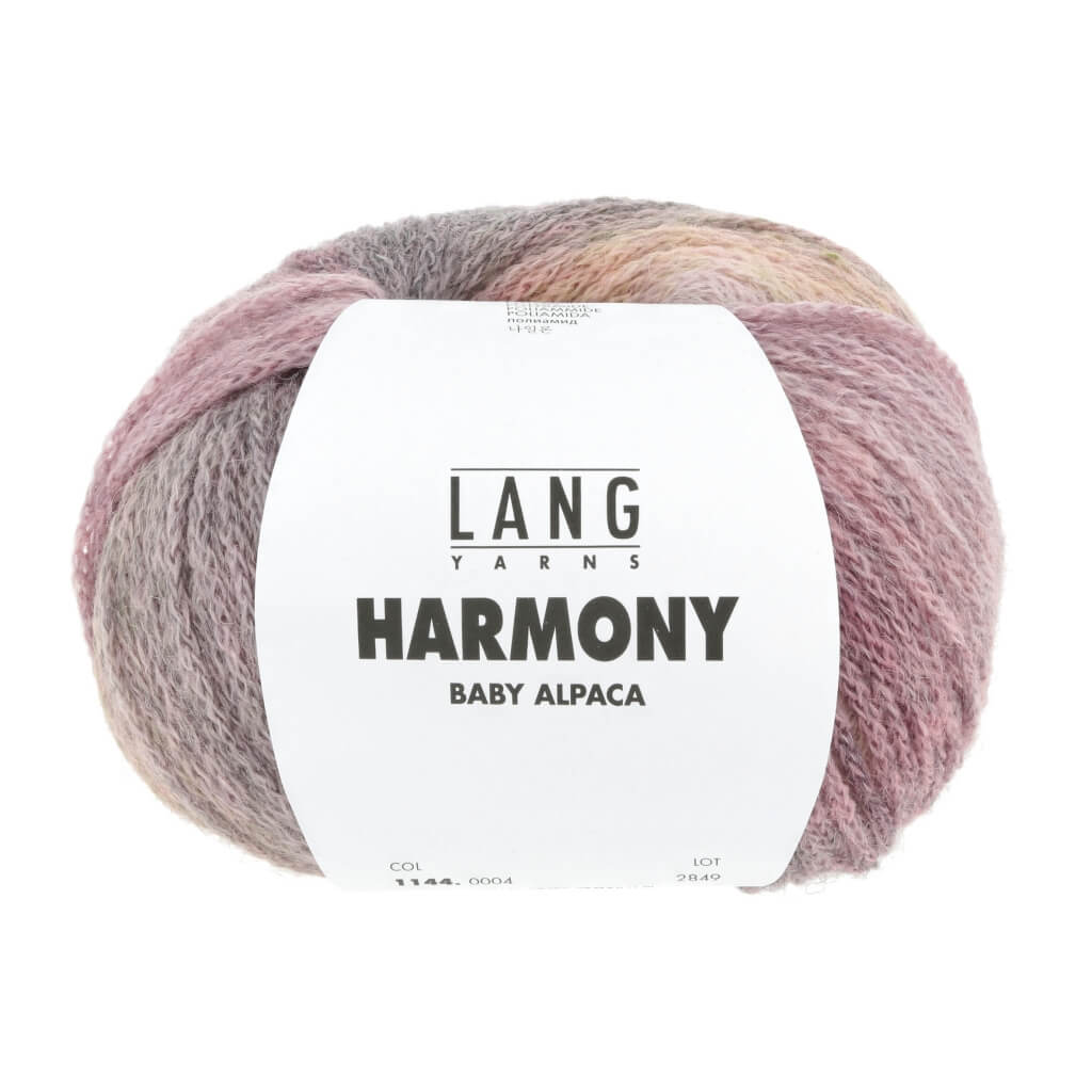 Lang Yarns Harmony, Farbe 004 rosa/lila – Alpaka und Synthetik bei Lieblingsgarn
