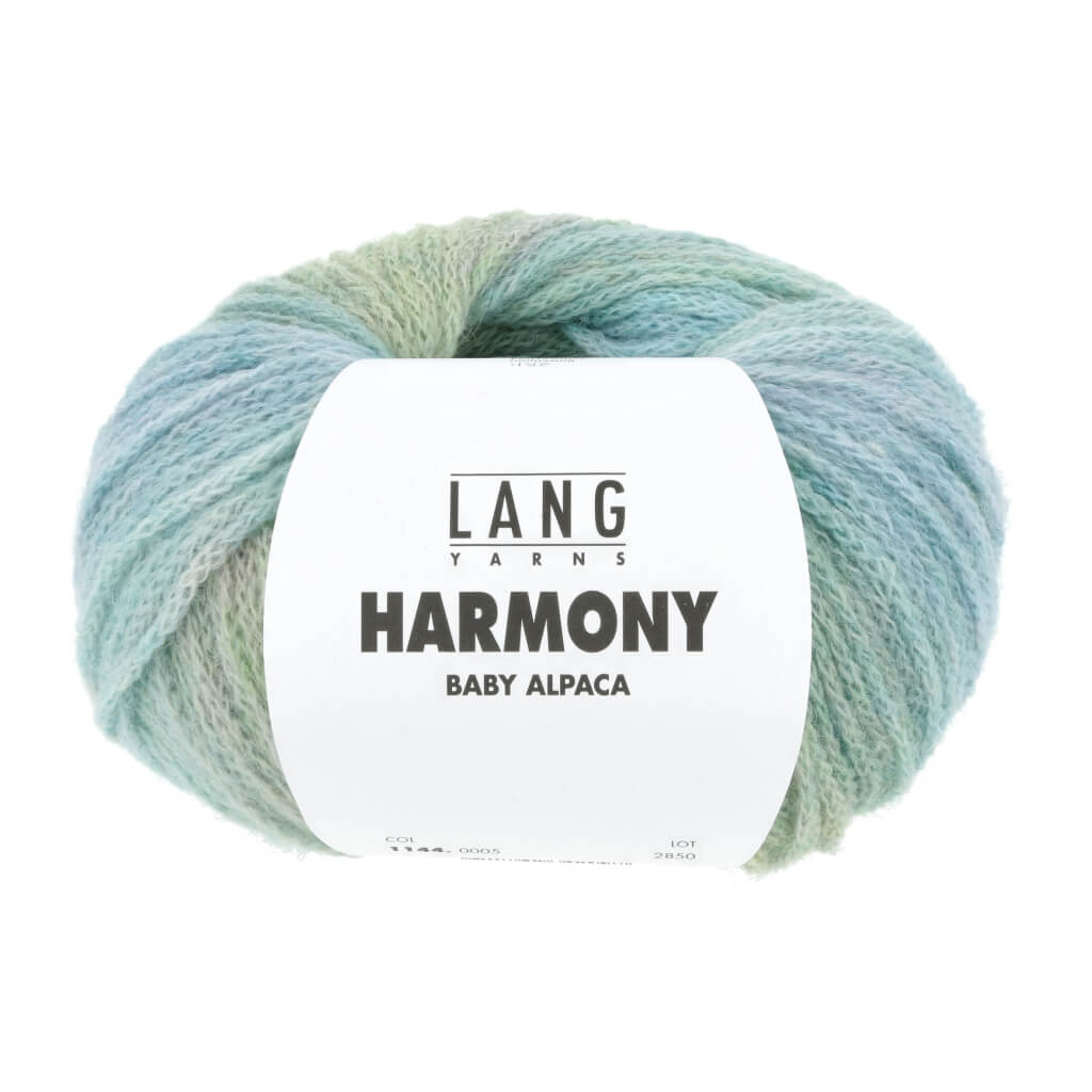Lang Yarns Harmony, Farbe 005 mint/hellblau – Alpaka und Synthetik bei Lieblingsgarn