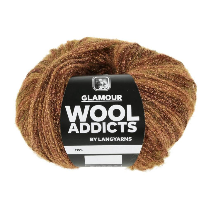 Lang Yarns Wooladdicts Glamour, Farbe 038 ocher – Merino, Mohair und Synthetik bei Lieblingsgarn