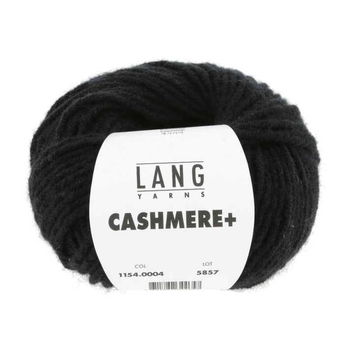 Lang Yarns Cashmere+, Farbe 004 schwarz – Kaschmir bei Lieblingsgarn