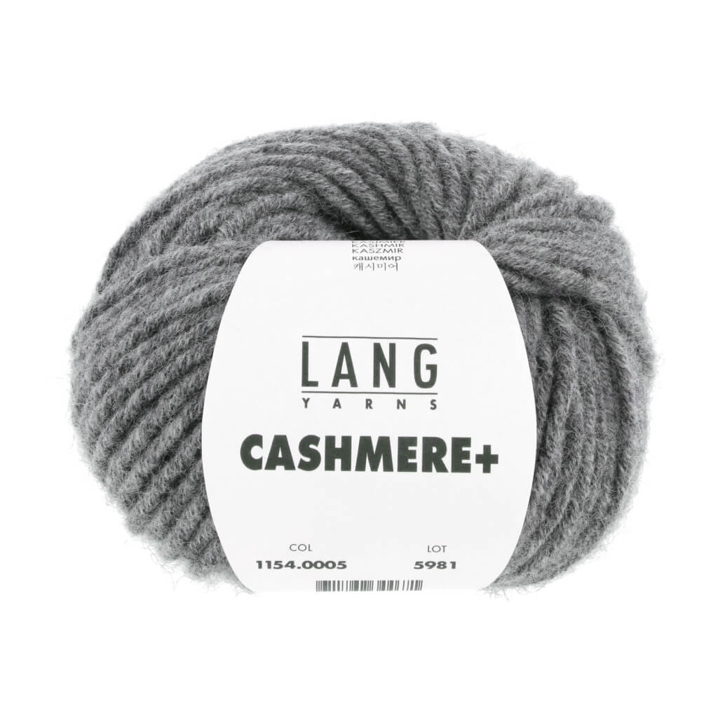 Lang Yarns Cashmere+, Farbe 005 grau mélange – Kaschmir bei Lieblingsgarn